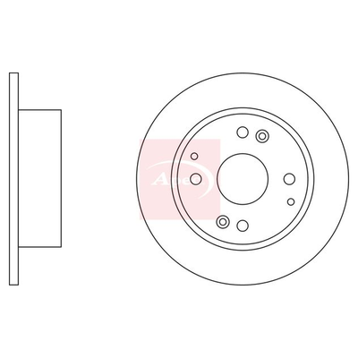 Apec Brake Disc DSK2336
