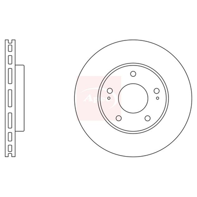 Apec Brake Disc DSK2342