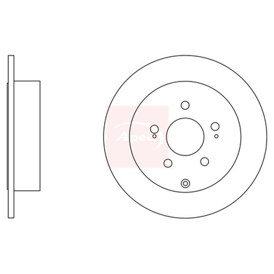 Apec Brake Disc DSK2353