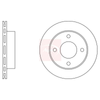 Apec Brake Disc DSK235 thumbnail