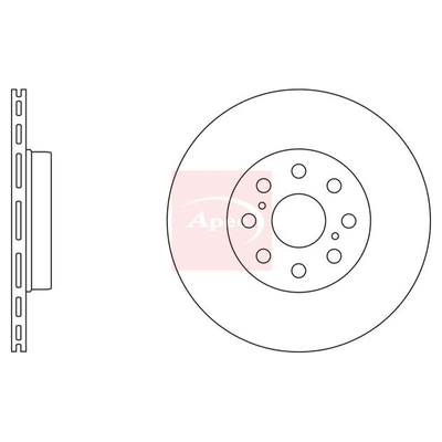 Apec Brake Disc DSK2365