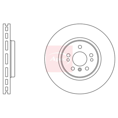 Apec Brake Disc DSK2366