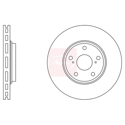 Apec Brake Disc DSK2370