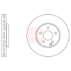 Apec Brake Disc DSK2376 thumbnail