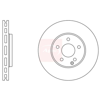 Apec Brake Disc DSK2376