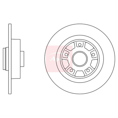 Apec Brake Disc DSK2378