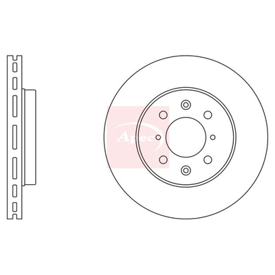 Apec Brake Disc DSK2387