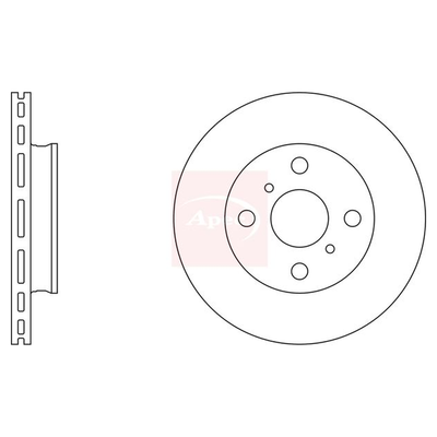 Apec Brake Disc DSK238