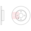 Apec Brake Disc DSK2390 thumbnail