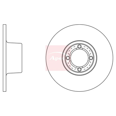 Apec Brake Disc DSK239