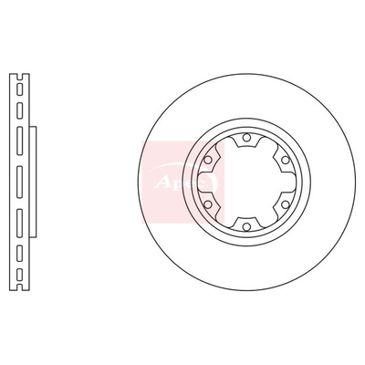 Apec Brake Disc DSK2405