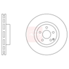 Apec Brake Disc DSK2417 thumbnail