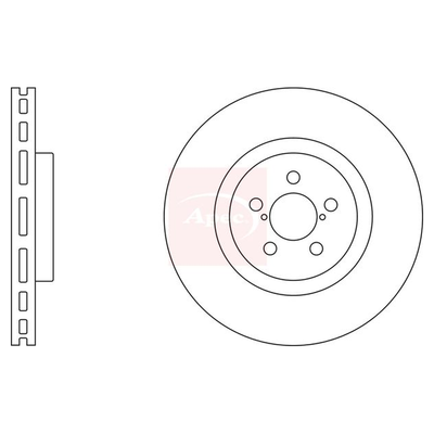 Apec Brake Disc DSK2423