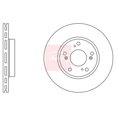 Apec Brake Disc DSK2432