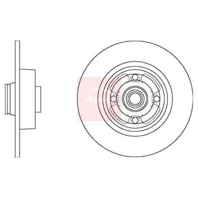Apec Brake Disc DSK2442
