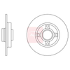 Apec Brake Disc DSK2444 thumbnail