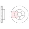 Apec Brake Disc DSK2445 thumbnail