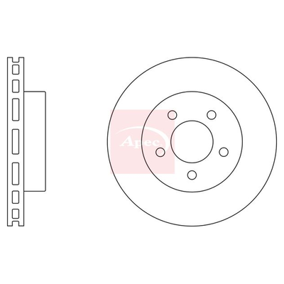 Apec Brake Disc DSK2445
