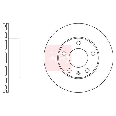 Apec Brake Disc DSK2447
