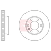 Apec Brake Disc DSK2448 thumbnail