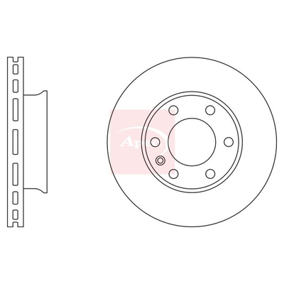 Apec Brake Disc DSK2448