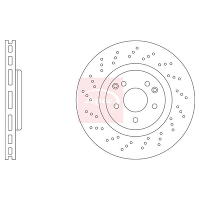 Apec Brake Disc DSK2453