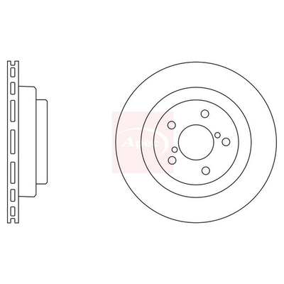 Apec Brake Disc DSK2456