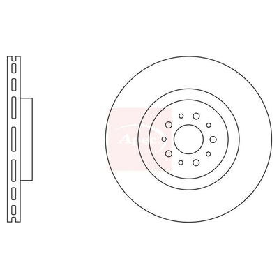 Apec Brake Disc DSK2458