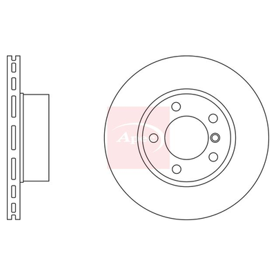 Apec Brake Disc DSK2459