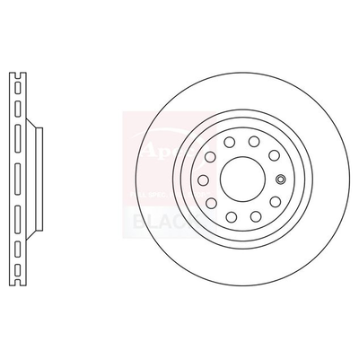 Apec Brake Disc DSK2460B