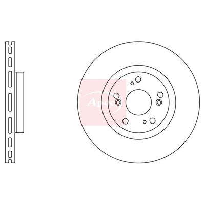Apec Brake Disc DSK2463