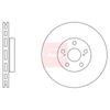 Apec Brake Disc DSK2471 thumbnail