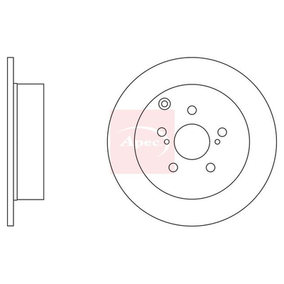 Apec Brake Disc DSK2472