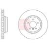 Apec Brake Disc DSK2476 thumbnail