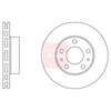 Apec Brake Disc DSK2480 thumbnail