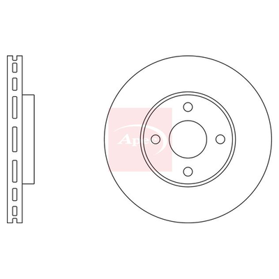 Apec Brake Disc DSK2487