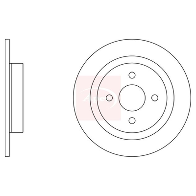 Apec Brake Disc DSK2488