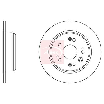 Apec Brake Disc DSK2495