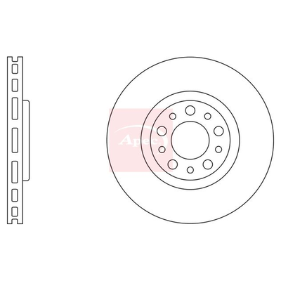 Apec Brake Disc DSK2500