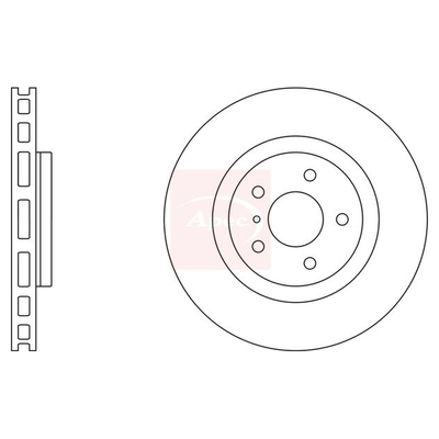 Apec Brake Disc DSK2502