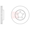 Apec Brake Disc DSK2510 thumbnail