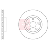 Apec Brake Disc DSK2513 thumbnail