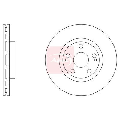 Apec Brake Disc DSK2513