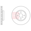 Apec Brake Disc DSK2517 thumbnail