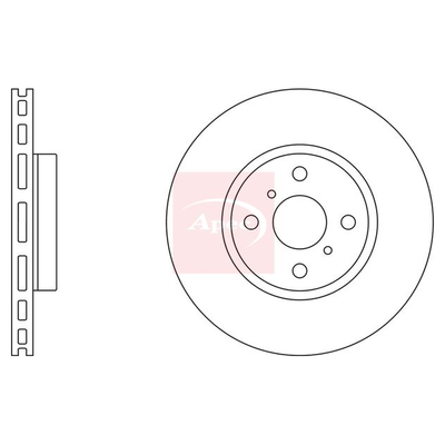 Apec Brake Disc DSK2517