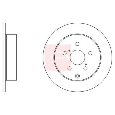 Apec Brake Disc DSK2523