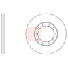 Apec Brake Disc DSK2527 thumbnail