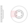 Apec Brake Disc DSK2531 thumbnail