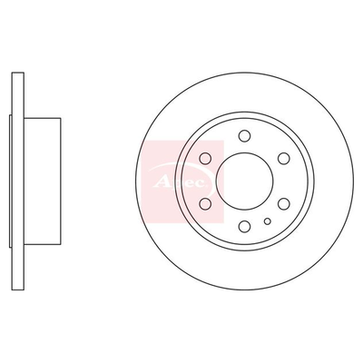 Apec Brake Disc DSK2533