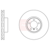 Apec Brake Disc DSK2536 thumbnail